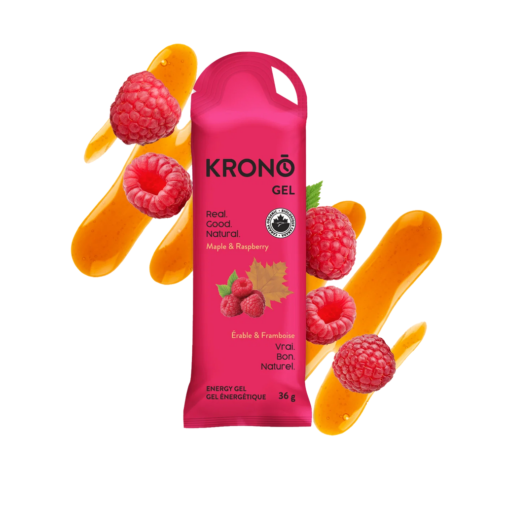 Krono Energy Gel - Maple & Raspberry, 36 g sachet