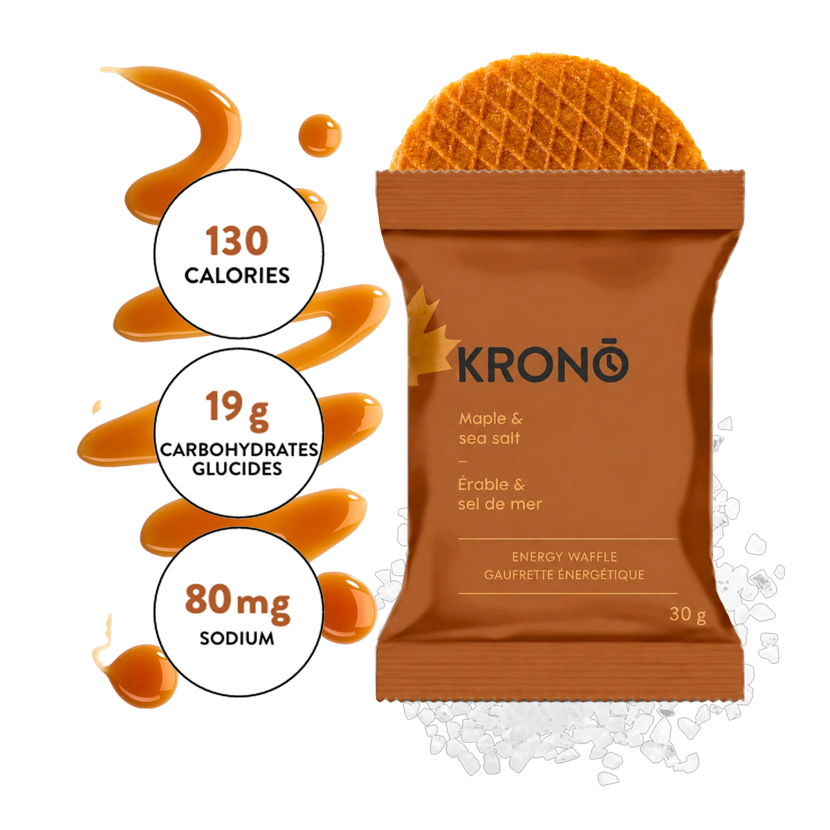 Krono Energy Waffle — Maple & Sea Salt